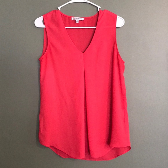 Rose & Olive Tops - Rose + Olive Small Hot Pink Sleeveless Blouse Top